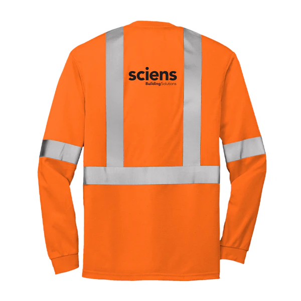 CornerStone ANSI 107 Class 2 Long Sleeve Safety T-Shirt